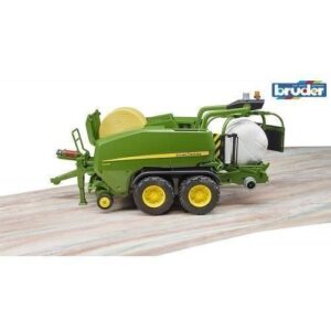 BRUDER 02032 - Rimorchio John Deere pressaballe