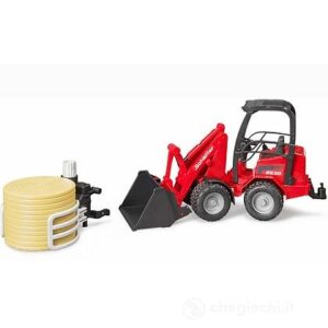 BRUDER 02192 - Ruspa Schaffer con presa balle di fieno e benna