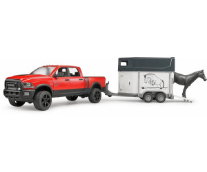 BRUDER 02501 - Pick Up Ram 2500 con rimorchio e cavallo