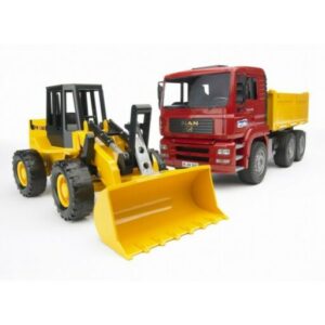 BRUDER 02752 - Camion Dumper MAN TGA con pala meccanica