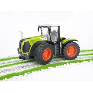 BRUDER 03015 - Trattore Claas con sterzatura ackermann e gancio di traino