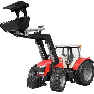 BRUDER 03047 - Trattore Massey Ferguson con benna