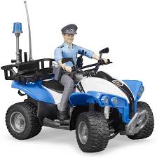 BRUDER 63010 - Quad polizia con poliziotto