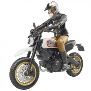 BRUDER 63051 - Moto Ducati Scrambler Desert Sled con pilota