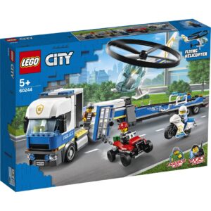 LEGO CITY 60244 - Trasportatore di elicotteri della polizia