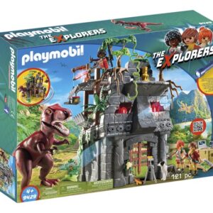 PLAYMOBILE DINOS 9429 - Campo base e T-Rex