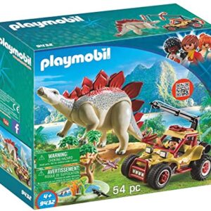 PLAYMOBILE DINOS 9432 - Veicoli degli Explorers e Stegosauro