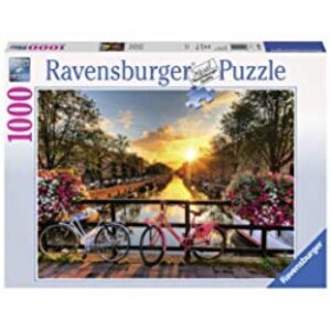RAVENSBURGER 196067 - Puzzle 1000 PZ Biciclette ad Amsterdam