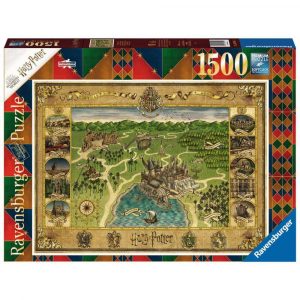 RAVENSBURGER 165995 - Mappa di Hogwarts 1500 pz