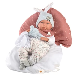 LLORENS 74032 - Bambola Mimi 40 cm con cuscino per la nanna